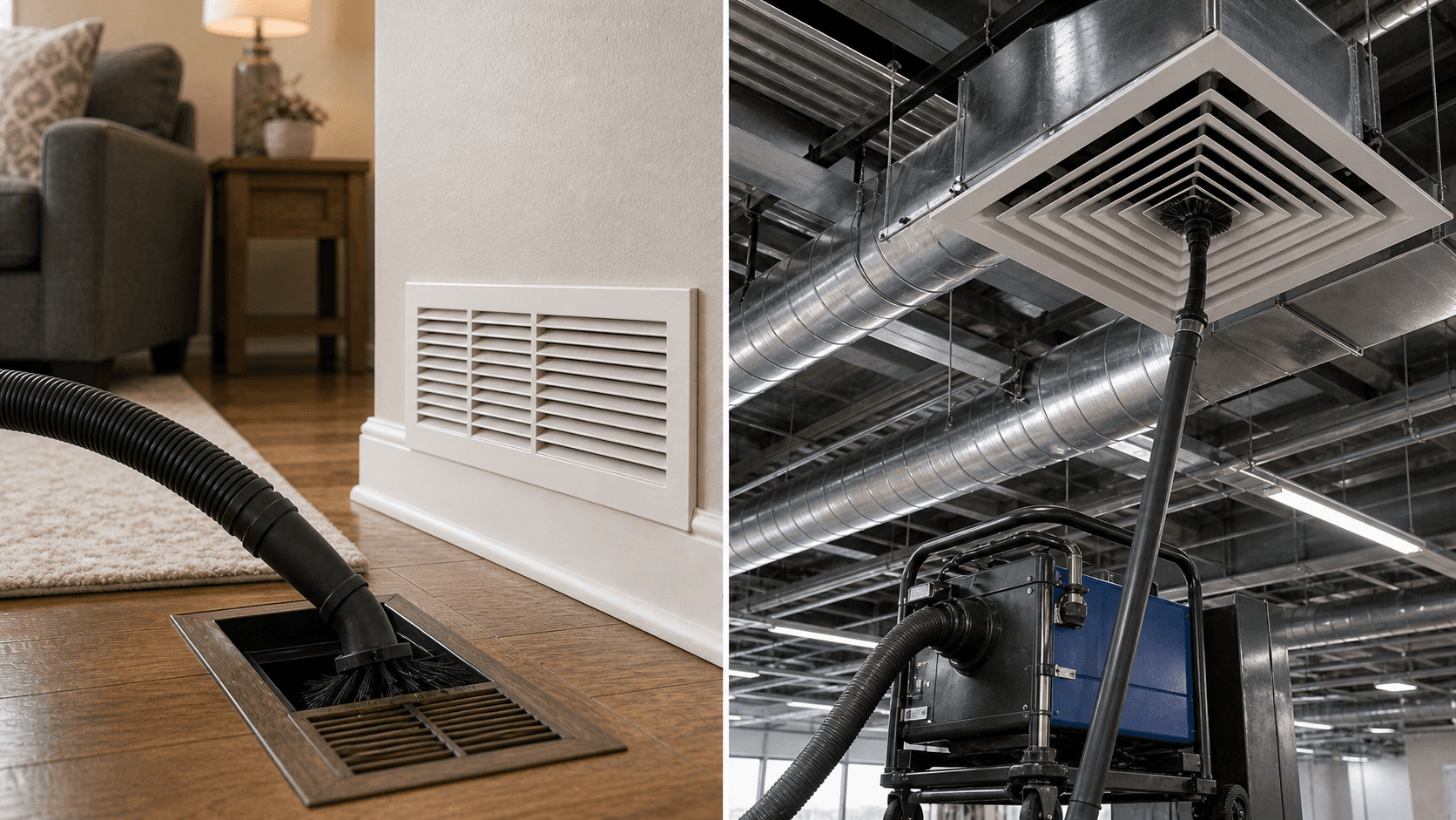 Residential and commercial air duct cleaning service