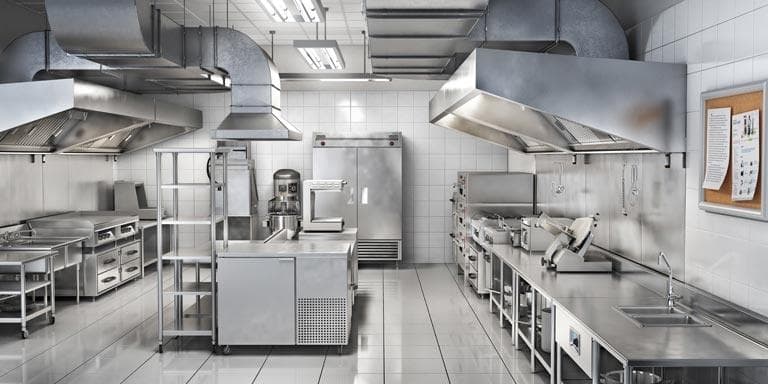 Commercial appliance area for refrigerator repair