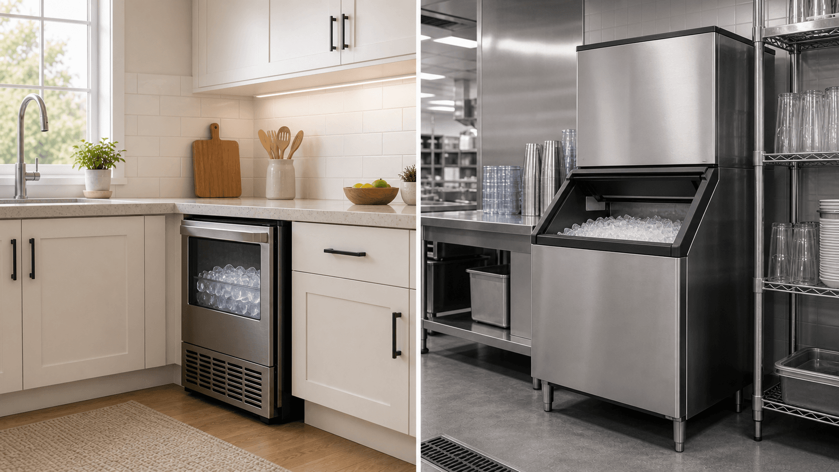 Residential and commercial ice maker repair service