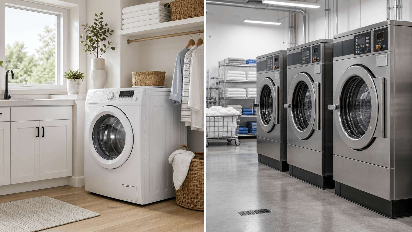 Residential and commercial washer repair service