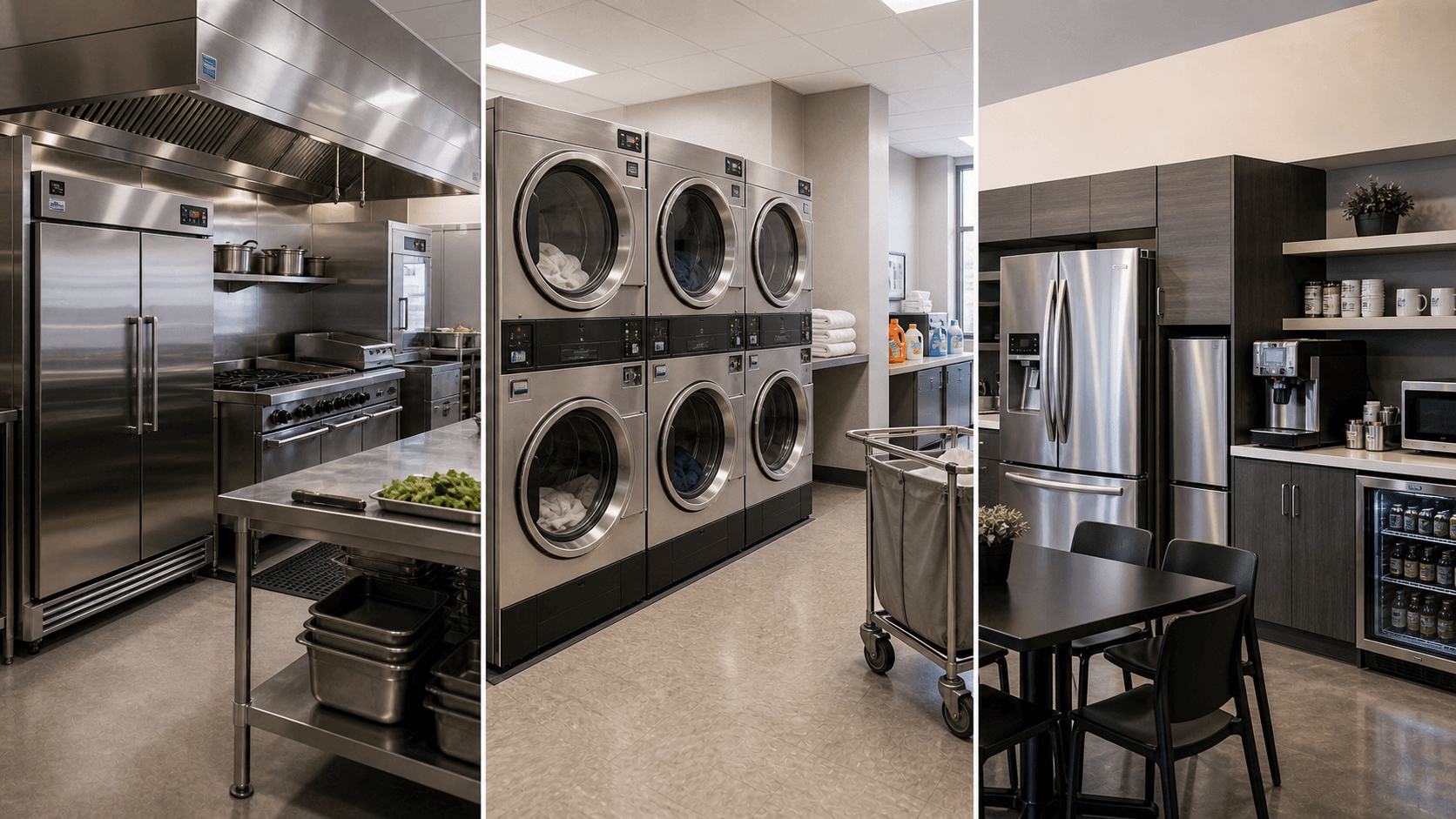 Commercial appliance repair and parts support